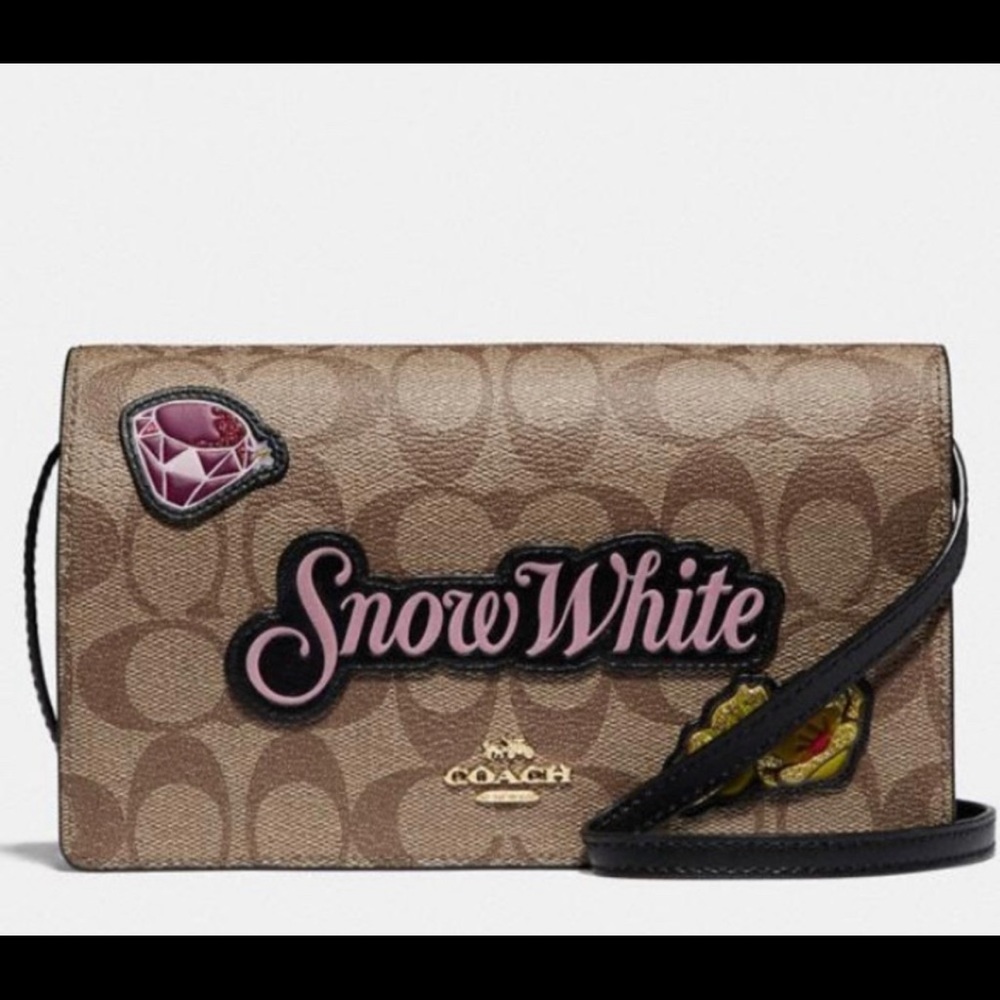 Coach snow white cross body bag